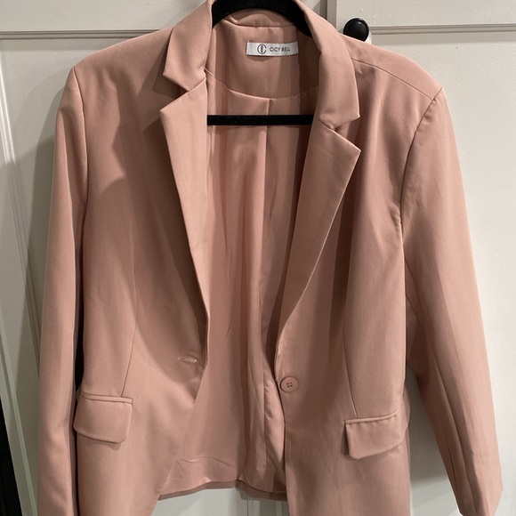 Cicy Bell pink suit coat size large, nwt - Picture 4 of 4